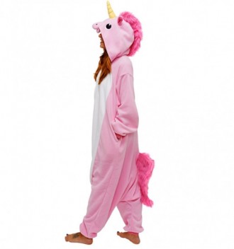 Кигуруми Единорог (розовый)
Кигуруми - это пижама в японском стиле, костюм живот. . фото 3