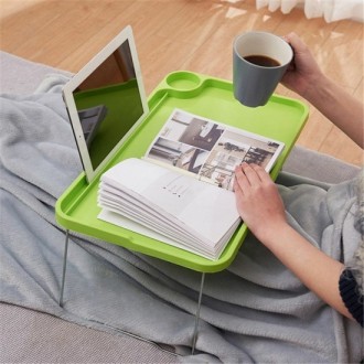 Підставка для ноутбука (зелений)
Зручна складна підставка для ноутбука. Має мета. . фото 4