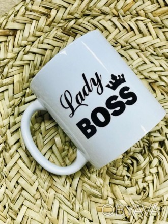 Чашка Lady boss
Оригинальная чашка с принтом Lady boss. Будет отличным подарком . . фото 1