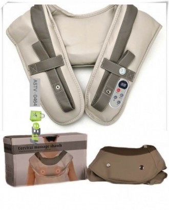 Електро-масажер для шиї і плечей призначений для проведення масажу з підключення. . фото 2