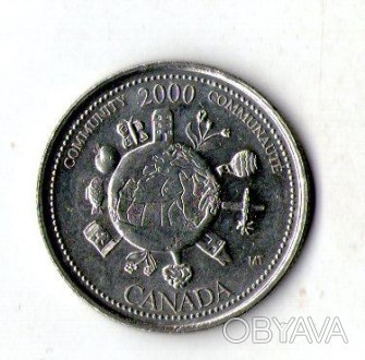 Канада 25 центов, 2000 Сообщество №203. . фото 1