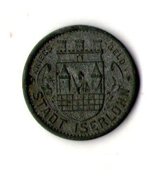 Німеччина - Германия 10 пфеннингов 1917 нотгельд цинк №884. . фото 3