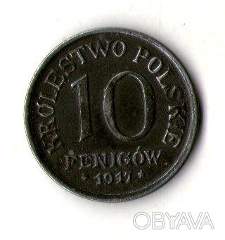 Польша › Королевство Польское 1 фенинг 1917 железо №823. . фото 1
