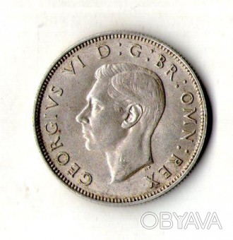 Великобританія ≥ Король Георг VI 2 coleta (флорин), 1941 Срібло 11.3 гр. No1506. . фото 1