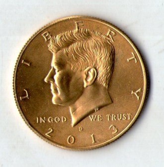 США 1⁄2 долара, 2013 Kennedy Half Dollar No628. . фото 2