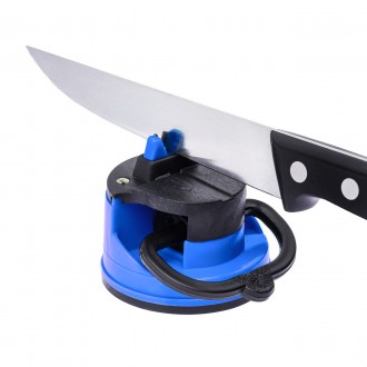 Компактная точилка для ножей на вакуумной присоске позволит Вам быстро и легко з. . фото 2