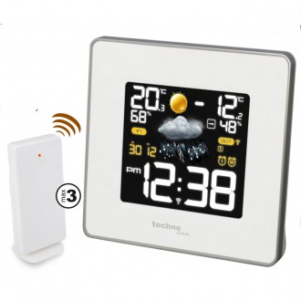 Метеостанція цифрова Technoline WS6440 White (WS6440). . фото 9 Якщо Ви шукаєте метеостанцію з чітким і яскравим екраном, інформацію з якого мож. . фото 9