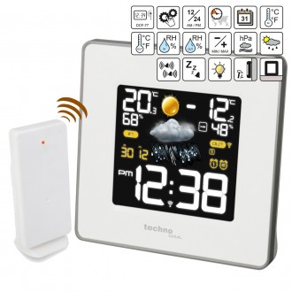 Метеостанція цифрова Technoline WS6440 White (WS6440). . фото 3 Якщо Ви шукаєте метеостанцію з чітким і яскравим екраном, інформацію з якого мож. . фото 3