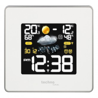 Метеостанція цифрова Technoline WS6440 White (WS6440). . фото 6 Якщо Ви шукаєте метеостанцію з чітким і яскравим екраном, інформацію з якого мож. . фото 6