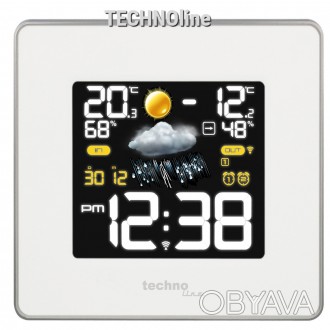 Метеостанція цифрова Technoline WS6440 White (WS6440). . фото 1 Якщо Ви шукаєте метеостанцію з чітким і яскравим екраном, інформацію з якого мож. . фото 1