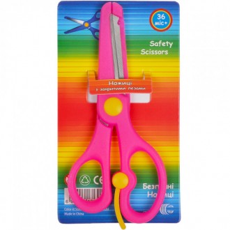 Ножиці дитячі Color безпечні 13,5 см арт. 80622
Ножиці призначені для використан. . фото 4