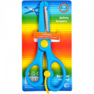 Ножиці дитячі Color безпечні 13,5 см арт. 80622
Ножиці призначені для використан. . фото 3