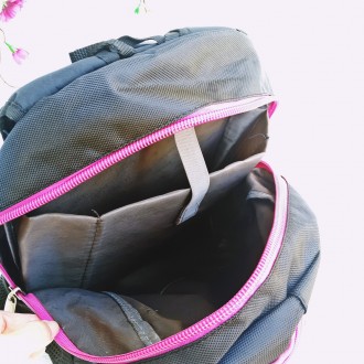 Рюкзак ортопедичний Leader Чорно-рожевий 42х29х15см арт.982075
 
Якісний рюкзак . . фото 5