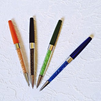 Ручка подарункова у футлярі Color масляна поворотка синя Crystal 1мм арт. 98171
. . фото 7