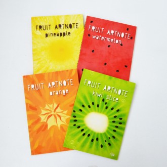 Блокнот А5 з кольоровими аркушами Profi Frutti pinapple 80 сторінок арт. 902620
. . фото 3