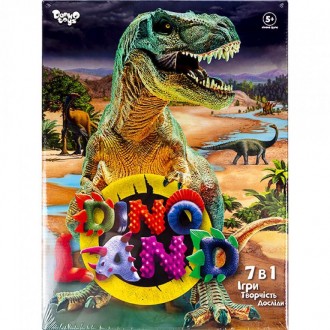 Набір для творчості Dino Land 7в1 Danko Toys арт.DL-01-01U. Одеса. фото 1 Набір для творчості Dino Land 7в1 Danko Toys арт.DL-01-01U. Одеса. фото 1