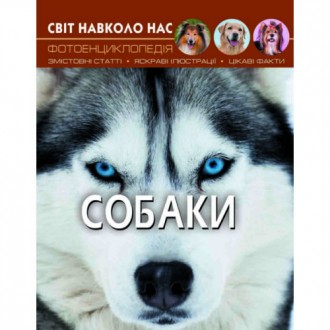 Енциклопедія Світ навколо нас. Собаки (укр) 20,5х26см 48стор арт.7488
Собаки жив. . фото 2