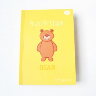 Блокнот А6 з кольоровими аркушами Profi Artbook Bear 96 сторінок арт. 902361
 
В. . фото 2