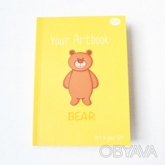 Блокнот А6 з кольоровими аркушами Profi Artbook Bear 96 сторінок арт. 902361
 
В. . фото 1