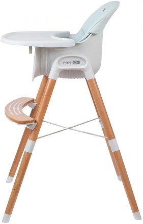 Стілець для годування FreeON TIN:Дерев`яний дитячий стілець зі знімною підставко. . фото 5