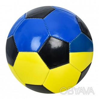 М'яч футбольний EV-3376 (30шт) розмір 5, ПВХ 1,8мм, 300-320г, 1вид, в кульку. . фото 1