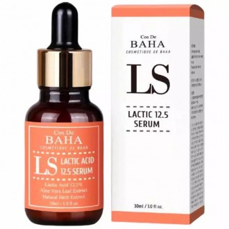 Сыворотка для лица Cos De Baha Lactic Acid 12,5% Serum - это сыворотка-пилинг с . . фото 2