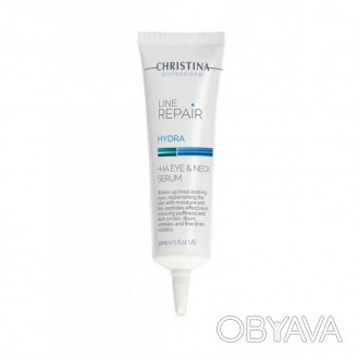 Сыворотка Christina Line Repair Hydra HA Eye Neck Serum предназначена для ухода . . фото 1