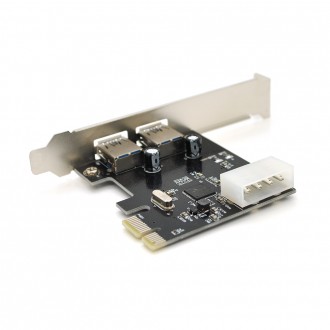 
	Контроллер PCI-Е=>USB 3.0 поможет подключить к ПК устройства с интерфейсом USB. . фото 3