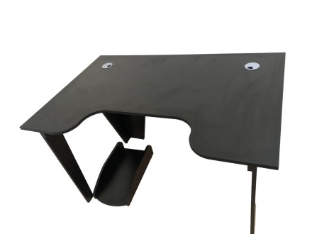 Геймерський стіл Eco12 - стильний стіл на ніжках.
Дві металеві опори чорного кол. . фото 4
