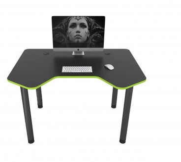 Геймерський стіл COMFORT Joystick - стильний стіл на ніжках.
Металеві опори чорн. . фото 3