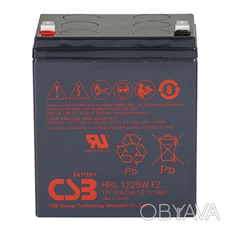 
	Аккумуляторная батарея CSB HRL1225WF2 - это герметичная свинцово-кислотная бат. . фото 1