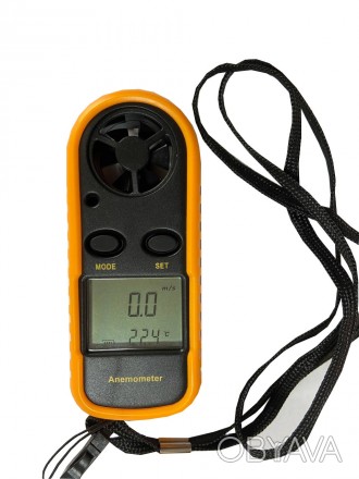 Анемометр цифровой «Benetech GM-816» (измеритель скорости ветра) с измерителем т