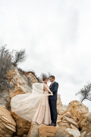 Продам облегающее свадебное платье силуэта русалка из французского кружева со шл. . фото 6