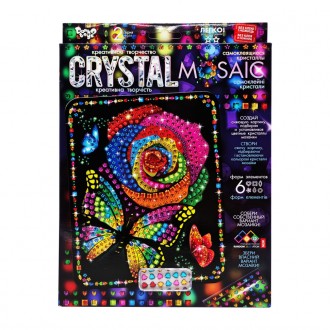 Креативное творчество "Crystal mosaic Цветок" CRM-02-07, 6 форм элементов. Київ. фото 1 Креативное творчество "Crystal mosaic Цветок" CRM-02-07, 6 форм элементов. Київ. фото 1