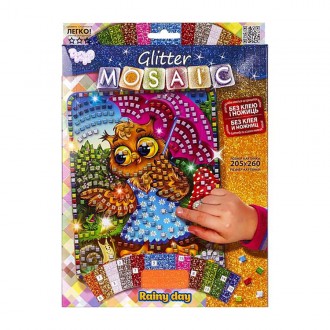 Креативное творчество "Glitter Mosaic Rainy day" БМ-03-10 блестящая мозаика. Київ. фото 1 Креативное творчество "Glitter Mosaic Rainy day" БМ-03-10 блестящая мозаика. Київ. фото 1