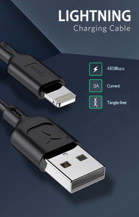 Короткий опис:
Разъем входа: USB Type-АРазъем выхода: LightningДлина кабеля: 1.2. . фото 6