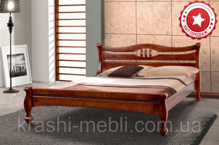 Ліжко Динара виготовлене з масиву сосни в стилі ультрамінімалізму. Брак зайвих д. . фото 3