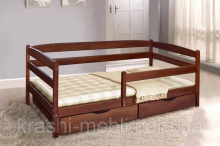 Односпальне ліжко Єва поєднує в собі практичність, компактність, оригінальний ди. . фото 3