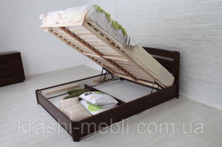 Ліжко Кароліна — це досконалий меблевий виріб, який виготовлений із найприродніш. . фото 3