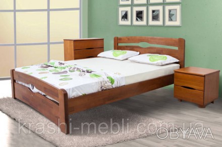 Ліжко Кароліна — це досконалий меблевий виріб, який виготовлений із найприродніш. . фото 1