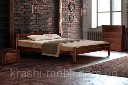 Дерев'яне, зручне ліжко Ольга наситить спальне приміщення позитивом і свіжим аро. . фото 3