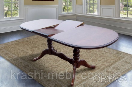 Прекрасний вибір для великої гостьової кімнати — розкладний обідній столик із на. . фото 1