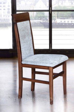 Обеденный стул из массива бука, сидение и спинка обиты тканью (Бари 56).
Обивочн. . фото 6