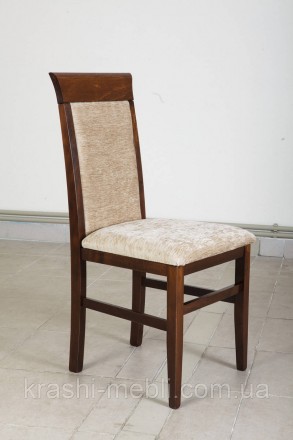 Обеденный стул из массива бука, сидение и спинка обиты тканью (Бари 56).
Обивочн. . фото 3