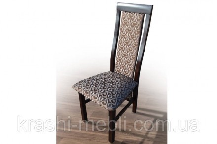 Обеденный деревянный стул с полумягкими сидением и спинкой, обитыми тканью.
Габа. . фото 5