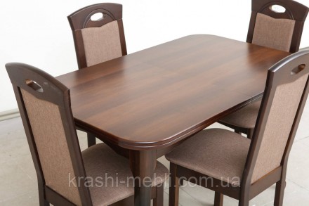 Обідній кухонний розкладний стіл.
Матеріали: масив клена, MDF, покритий штучним . . фото 5