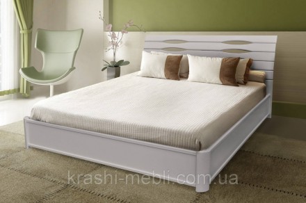 Двухспальная кровать из коллекции "Элегант". Изготовлена из массива бука и МДФ ш. . фото 2
