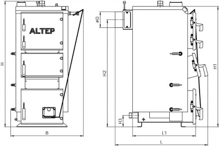 
Котлы Altep Duo Plus (КТ-2Е) предназначены для обогрева помещений бытового и пр. . фото 9