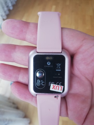 Продам смарт – годинник Smart Watch T80S Pink + 2 браслети, сталевий та силіконо. . фото 5