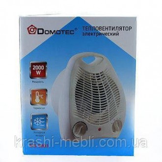 Нагрівач тепловентилятор дуйка Domotec MS-5901 2000 W
Від температури повітря в . . фото 3